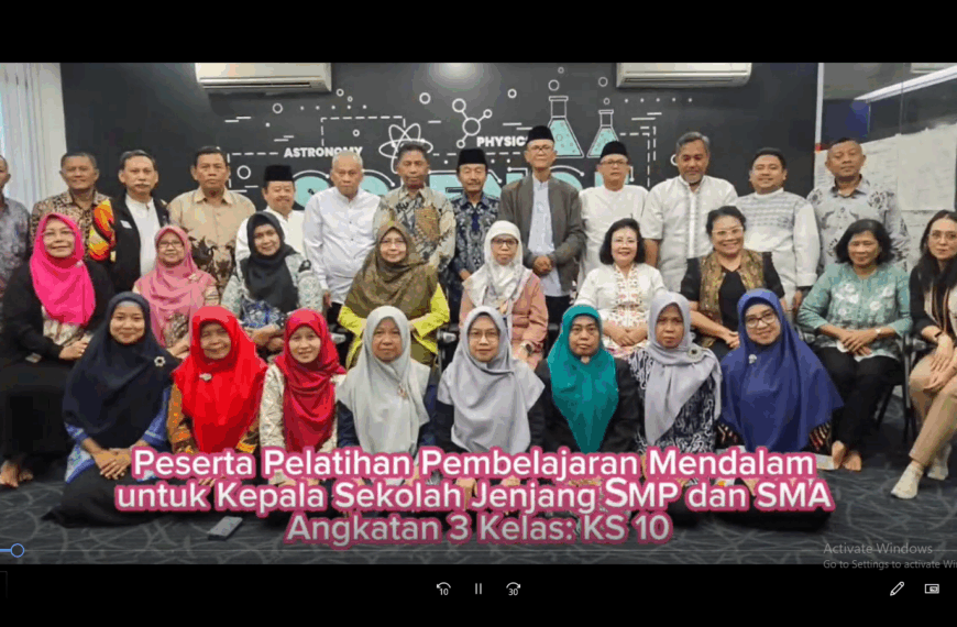 Pelatihan Pembelajaran Mendalam Bagi Kepala…